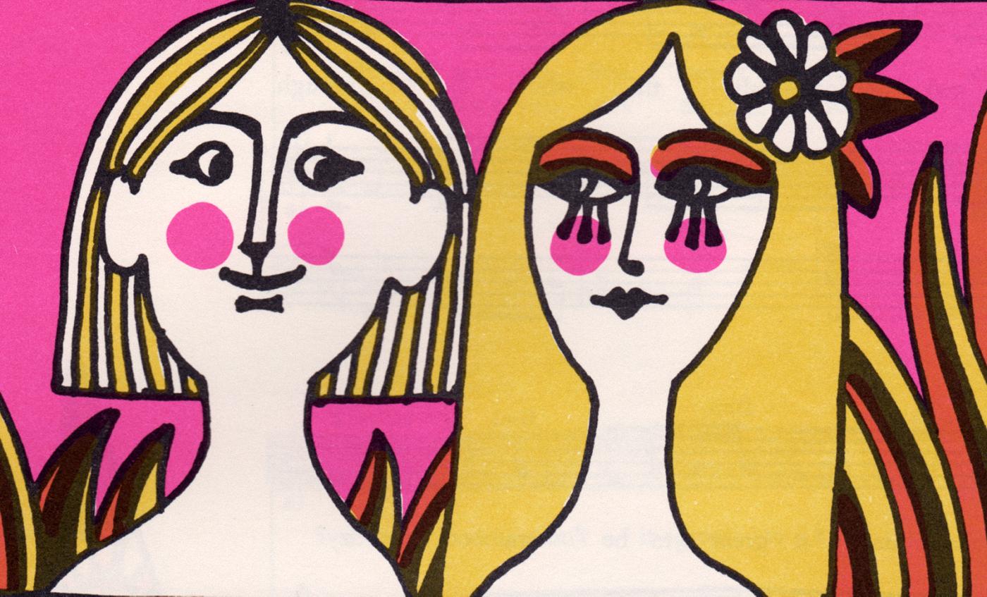 Couple, From The Fireside Book of Children's Songs by John Alcorn, 1966